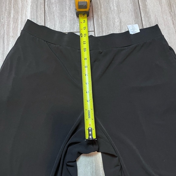 Susan Graver Womens Black Pull On Stretch Pants Size Large P - Picture 3 of 6